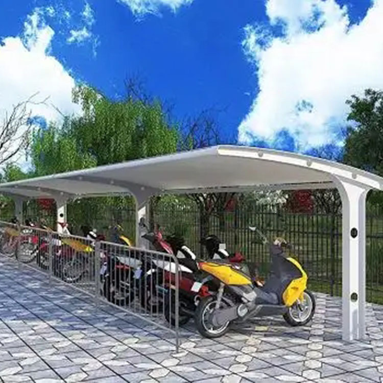 前郭尔罗斯蒙古族自治县膜结构电动车棚